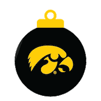 christmas hawkeyechristmas Sticker by University of Iowa
