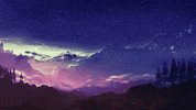 Stars Mountain GIF