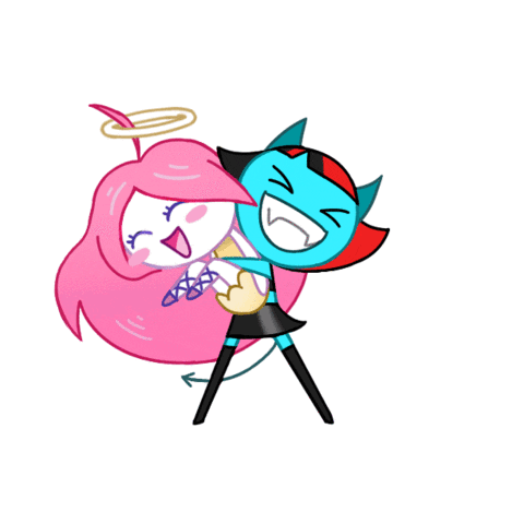 Friends Love Sticker by ixel yav