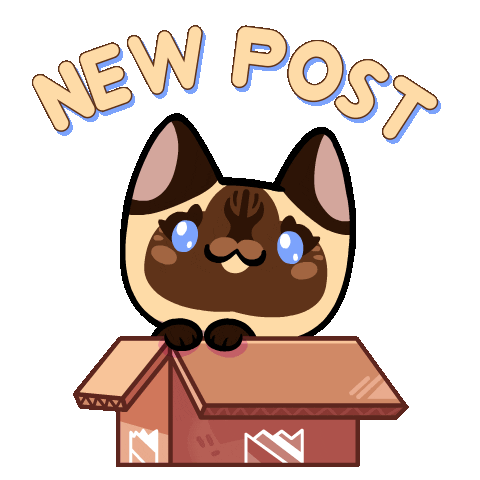 Cat Smile Sticker by Mino Games
