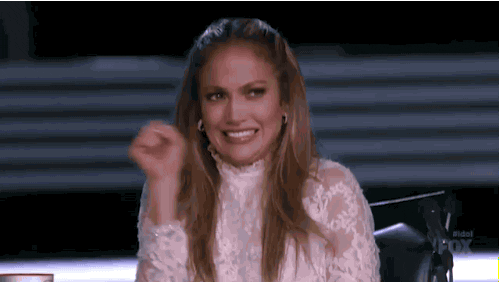 excited jennifer lopez GIF by American Idol