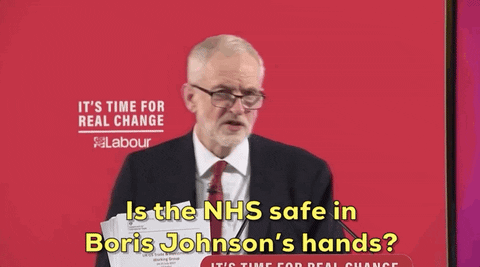 giphyupload giphynewsinternational nhs labour jeremy corbyn GIF