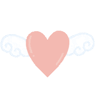 Angel Heart Hearts Sticker