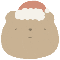 gokigen_meraki christmas xmas bear santaclaus Sticker