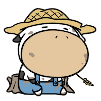 tired sticker by Aminal Stickers