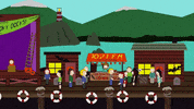 radio crowd GIF by South Park 