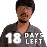 18 Days Sticker