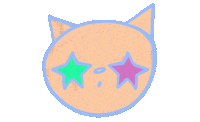 Starry Eyed Wow Sticker