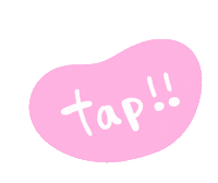 75suke tap click 文字 たっぷ Sticker