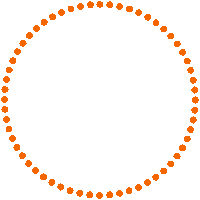 Orange Frame Sticker by Rendr MASTERD