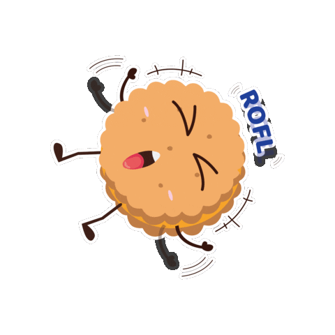 Happy Sticker by Julie's Biscuits