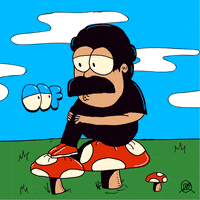 Mushroom GIF by deladeso