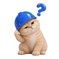 Cat What Sticker by Basecat