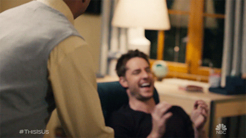 Justin Hartley Laugh GIF by This Is Us