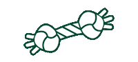 Dog Toy Sticker by ROMNEYS