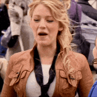 Excited Gossip Girl GIF by Blake Lively Fan