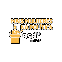 Politica Womens Equality Day Sticker by PSD-MG
