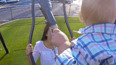 baby expression swing GIF