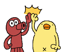 Bird Chicken Sticker by ぴょろりんちょ（ひよこ人間ぴよ）