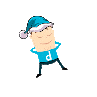 Happy Christmas Sticker by Dormitorum