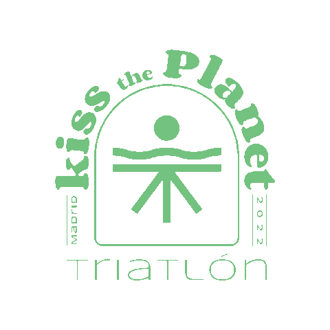 KISSthePlanet giphygifmaker madrid triatlon kisstheplanet Sticker
