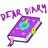Dear Diary Catch Sticker by Comedy Arts Theater of Charlotte