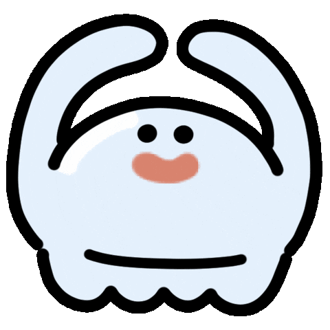 Jellyfish Kurage Sticker by kupaberu