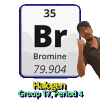 Br Halogen Sticker