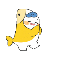 lovelydarang 동원참치 다랑이 darang litigioso Sticker