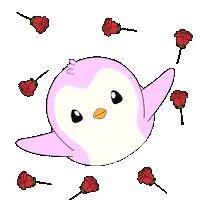 I Love You Kiss Sticker by Pudgy Penguins