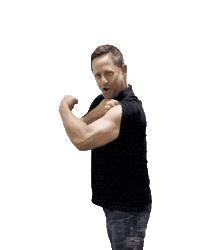CompleteHI flex muscle construction renovation Sticker