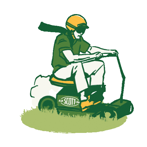 Grass Yard Sticker by OM Scott and Sons