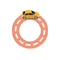 Korkortsboken str kor bil vag Sticker