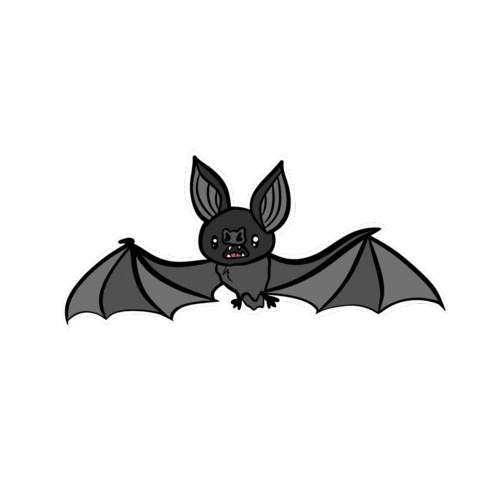 Goth Bat Sticker