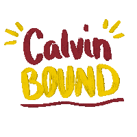 Calvin Bound Sticker by Calvin University