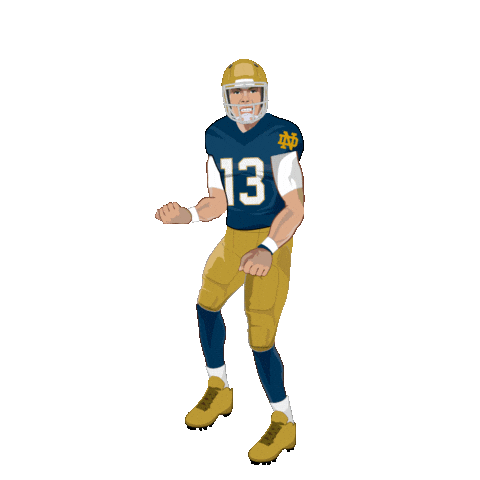 College Football Fighting Sticker by Panini America