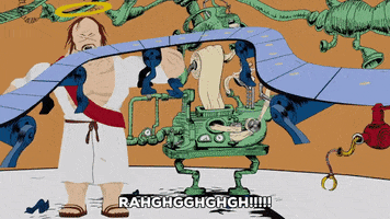 jesus anger GIF by South Park 