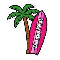 Party Beach Sticker by Danger Jones™