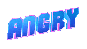 angry text Sticker