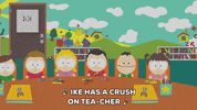 blush teasing GIF by South Park 