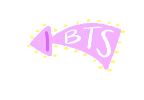 behind the scenes arrow Sticker by White Deer