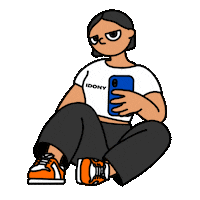 Girl Phone Sticker by FRIDONY