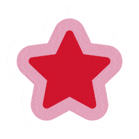 Pink Star Sticker by kiramoon