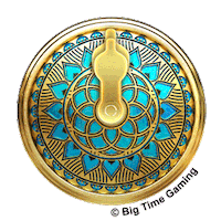 Time Machine Gold Sticker by Big Time Gaming