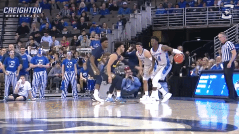 creighton bluejays three-pointer GIF by Creighton University Athletics