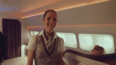 first class GIF by ADWEEK