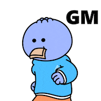 Good Morning Running Sticker by Kudaberi