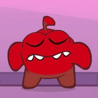 Tired Exhale GIF by Om Nom