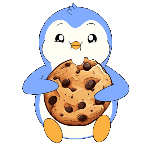Eat Cookie Monster Sticker by Pudgy Memez