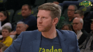 bison ndsu basketball GIF by NDSU Athletics